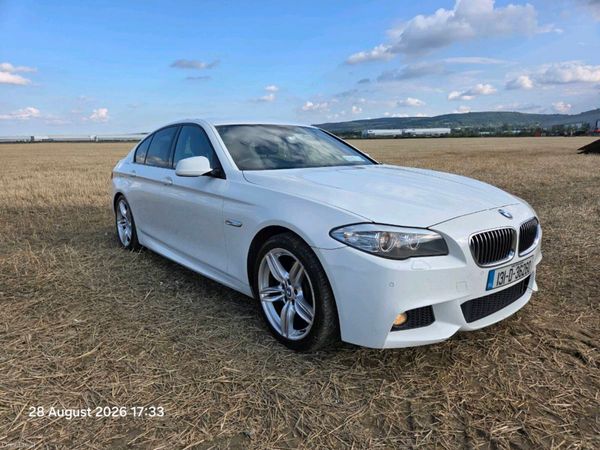 BMW 5-Series Saloon, Diesel, 2013, White