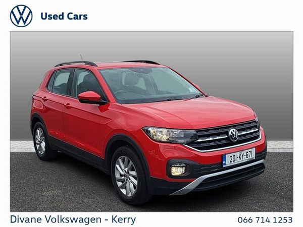 Volkswagen T-Cross SUV, Petrol, 2020, Red