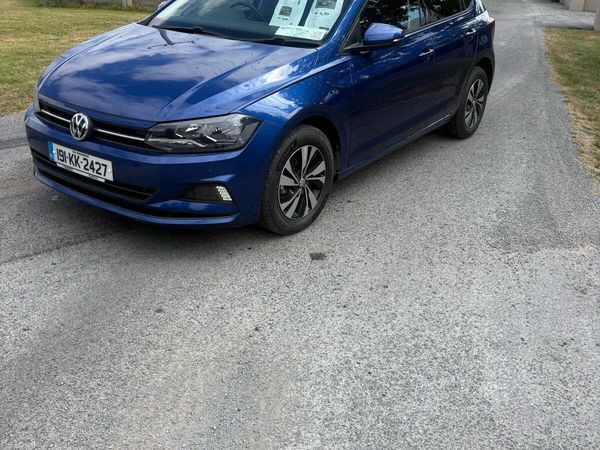 Volkswagen Polo Hatchback, Petrol, 2019, Blue