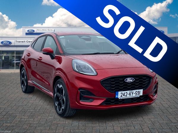 Ford Puma SUV, Petrol, 2024, Red
