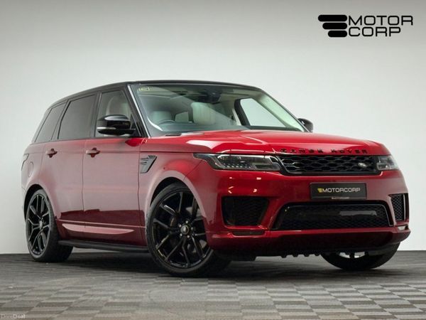 Land Rover Range Rover Sport SUV, Petrol Plug-in Hybrid, 2022, Red