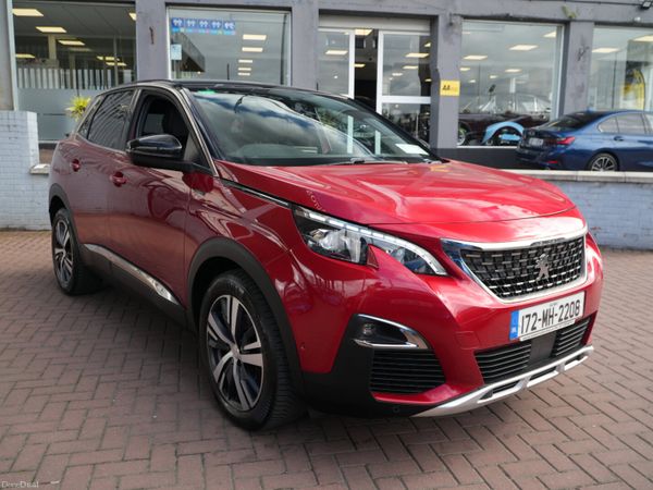 Peugeot 3008 SUV, Diesel, 2017, Red