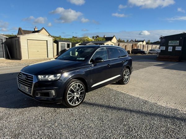 Audi Q7 SUV, Diesel Plug-in Hybrid, 2018, Blue