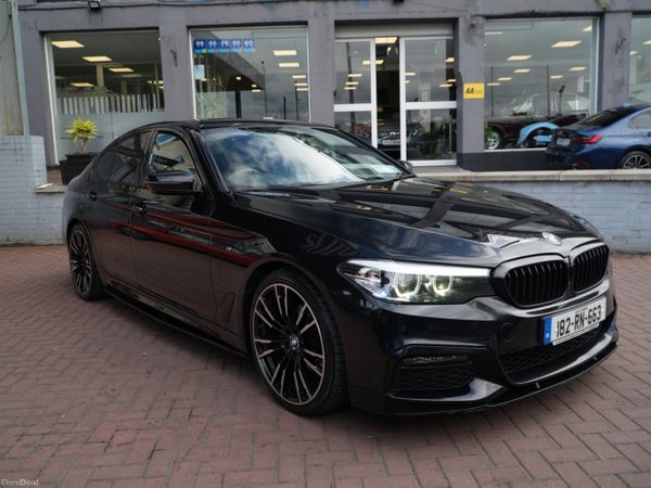 BMW 5-Series Saloon, Diesel, 2018, Black