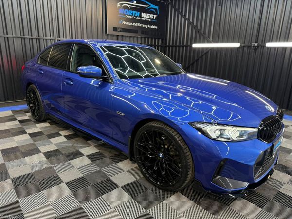 BMW 3-Series Saloon, Petrol Hybrid, 2023, Blue