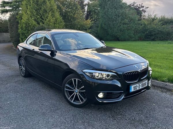 BMW 2-Series Coupe, Petrol, 2018, Black