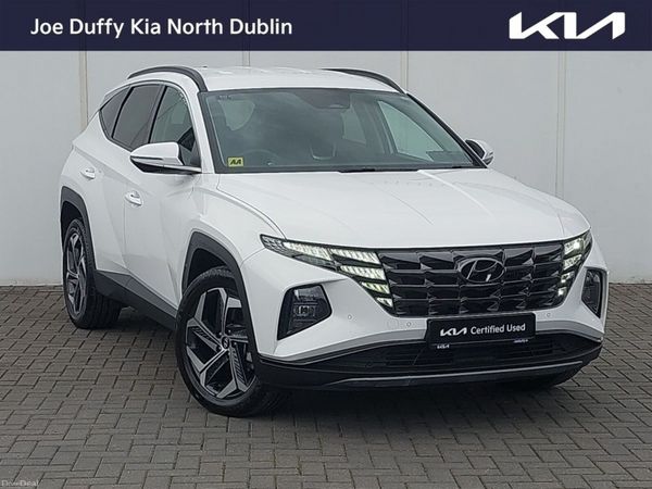 Hyundai Tucson SUV, Petrol Hybrid, 2024, White
