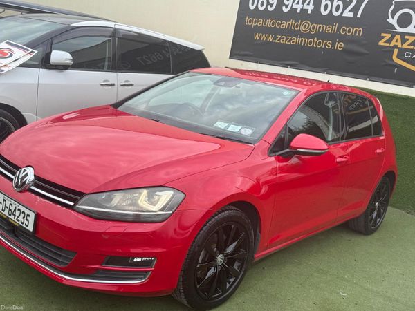 Volkswagen Golf Hatchback, Petrol, 2015, Red