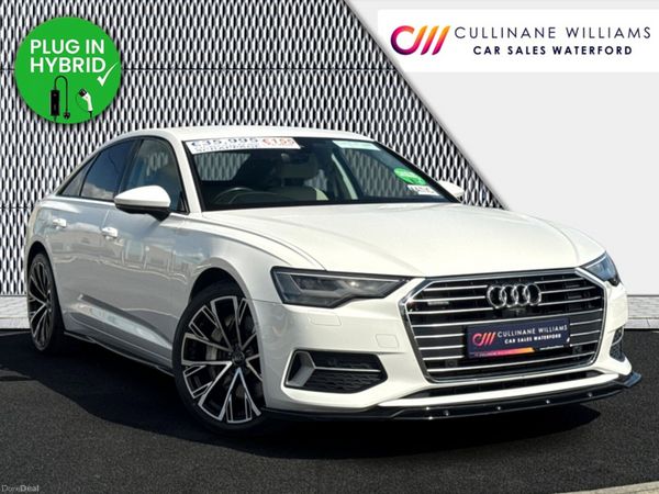 Audi A6 Saloon, Petrol Plug-in Hybrid, 2023, White
