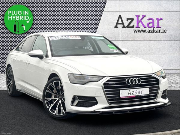 Audi A6 Saloon, Petrol Plug-in Hybrid, 2023, White