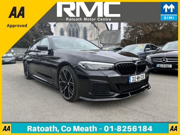 BMW 5-Series Saloon, Diesel, 2021, Black