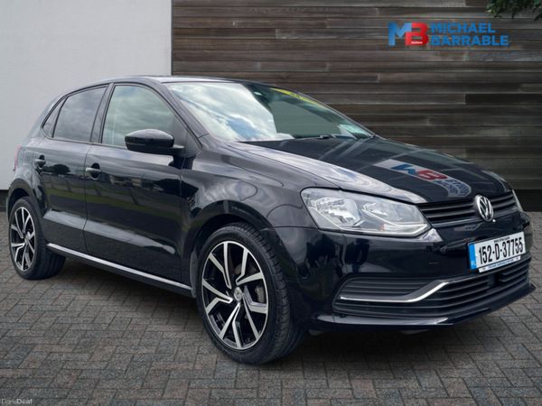 Volkswagen Polo Hatchback, Petrol, 2015, Black