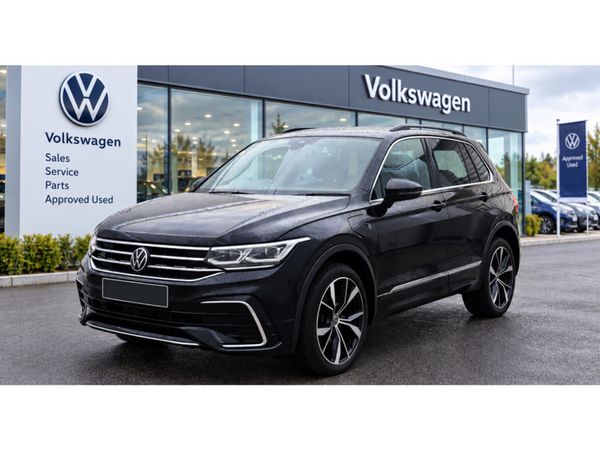 Volkswagen Tiguan Estate, Petrol Hybrid, 2023, Black