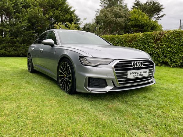 Audi A6 Saloon, Diesel Hybrid, 2019, Silver