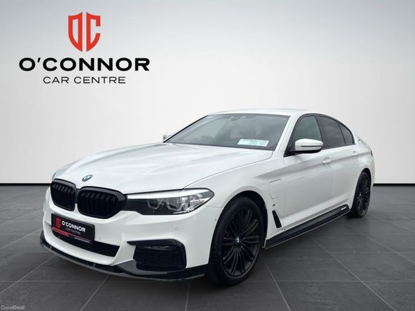 BMW 5-Series Saloon, Petrol Plug-in Hybrid, 2018, White