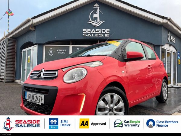 Citroen C1 Hatchback, Petrol, 2016, Red
