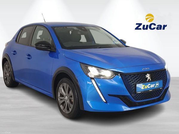Peugeot 208 Hatchback, Electric, 2022, Blue