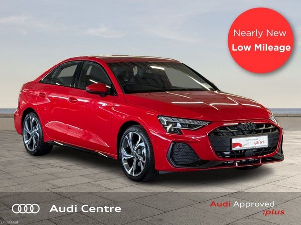 Audi A3 Saloon, Petrol, 2026, Red