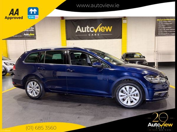 Volkswagen Golf Estate, Petrol, 2018, Blue