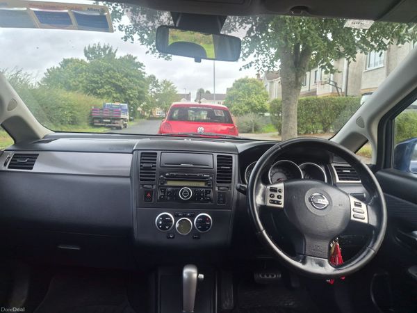 Nissan Tiida Saloon, Petrol, 2008, Blue