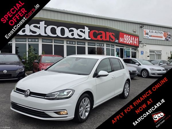 Volkswagen Golf Hatchback, Petrol, 2018, White