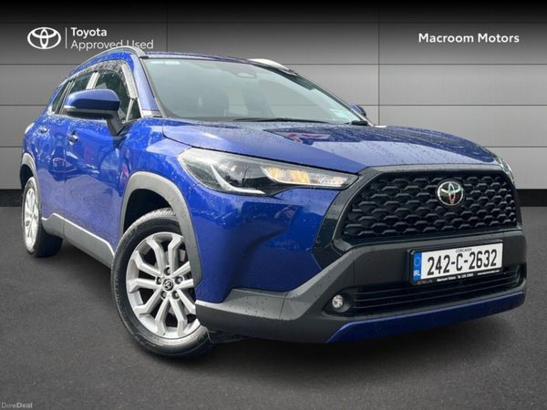 Toyota Corolla Cross SUV, Petrol Hybrid, 2024, Blue
