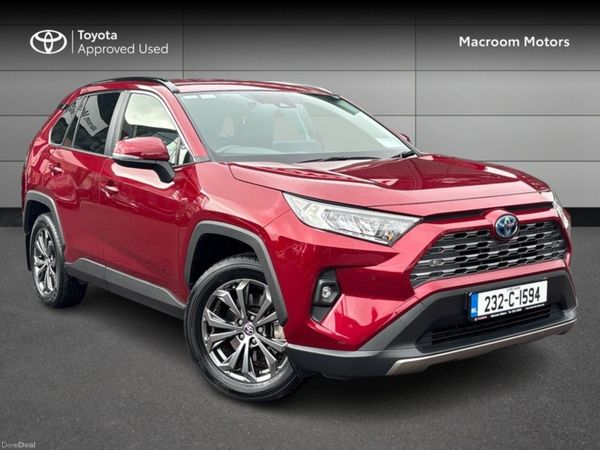 Toyota RAV4 SUV, Petrol Hybrid, 2023, Red