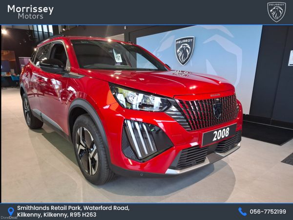 Peugeot 2008 SUV, Petrol Hybrid, 2026, Red