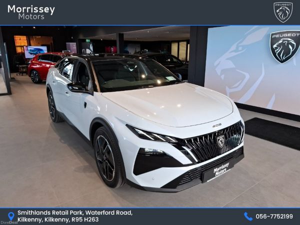 Peugeot 408 Hatchback, Electric, 2026, White