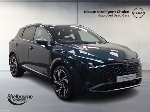 Nissan Qashqai Hatchback, Petrol Hybrid, 2024, Green