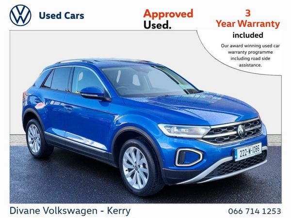 Volkswagen T-Roc SUV, Petrol, 2022, Blue