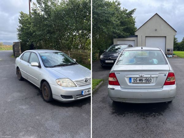 Toyota Corolla Saloon, Petrol, 2005, Silver