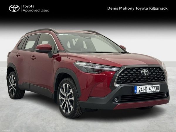 Toyota Corolla Cross SUV, Petrol Hybrid, 2024, Red