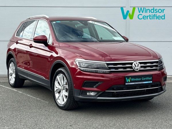 Volkswagen Tiguan SUV, Diesel, 2020, Red