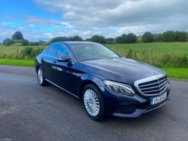 Mercedes-Benz C-Class Saloon, Diesel, 2017, Blue