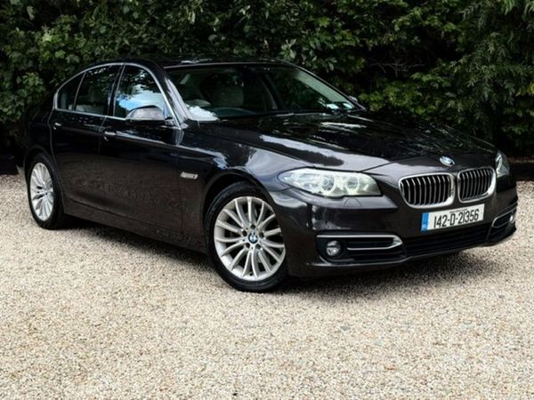 BMW 5-Series Saloon, Diesel, 2014, Brown