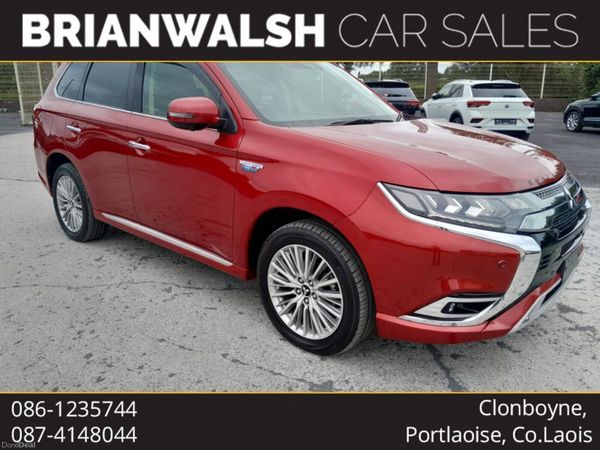 Mitsubishi Outlander SUV, Petrol Hybrid, 2018, Red