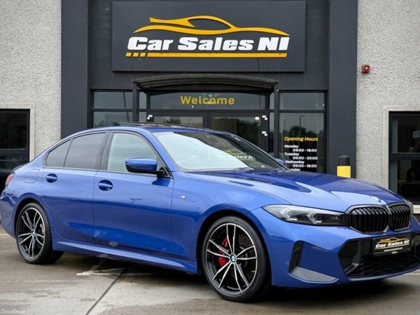 BMW 3-Series Saloon, Diesel Hybrid, 2023, Blue