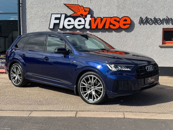 Audi Q7 SUV, Diesel Hybrid, 2019, Blue