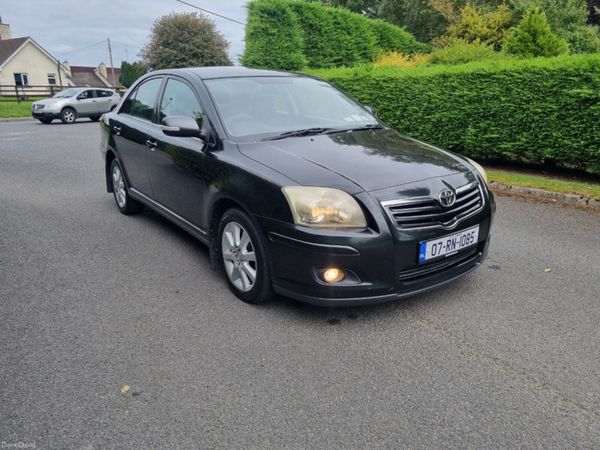 Toyota Avensis Saloon, Petrol, 2007, Black