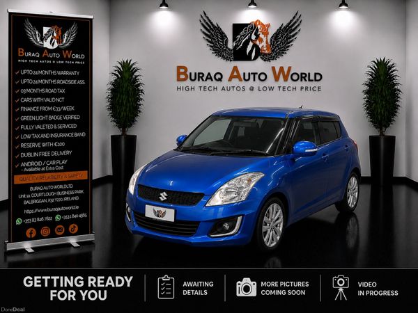 Suzuki Swift Hatchback, Petrol, 2014, Blue