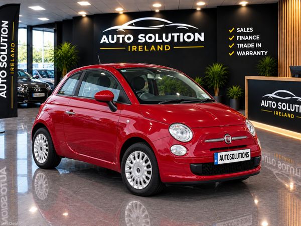 Fiat 500 Hatchback, Petrol, 2013, Red