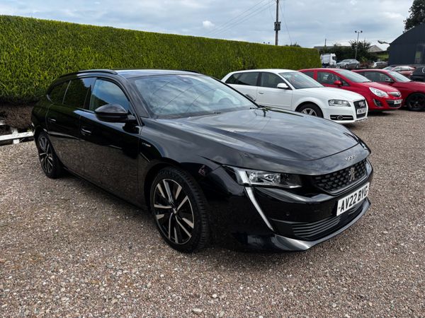 Peugeot 508 Estate, Petrol Plug-in Hybrid, 2022, Black