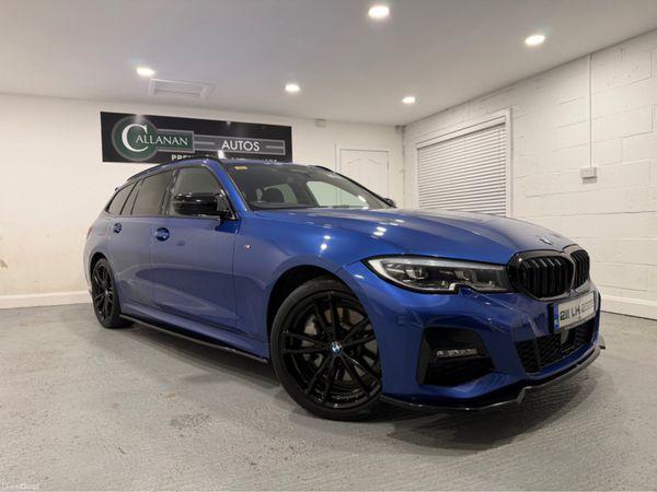 BMW 3-Series Estate, Petrol Plug-in Hybrid, 2021, Blue
