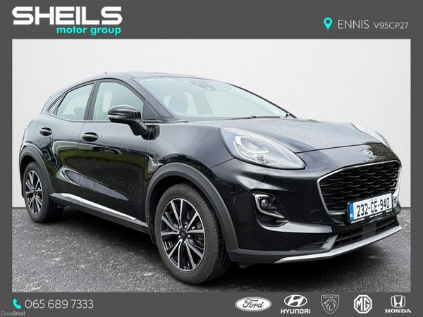 Ford Puma MPV, Petrol Hybrid, 2023, Black