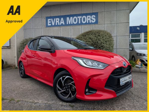 Toyota Yaris Hatchback, Petrol Hybrid, 2020, Red