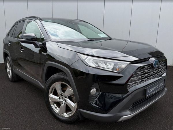 Toyota RAV4 SUV, Petrol Hybrid, 2021, Black