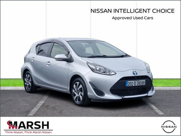 Toyota Aqua Hatchback, Petrol Hybrid, 2020, Silver