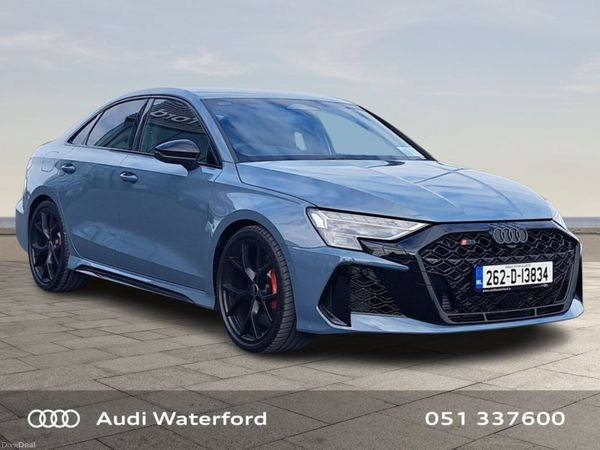 Audi RS3 Saloon, Petrol, 2026, Grey