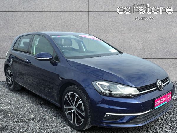 Volkswagen Golf Hatchback, Petrol, 2019, Blue